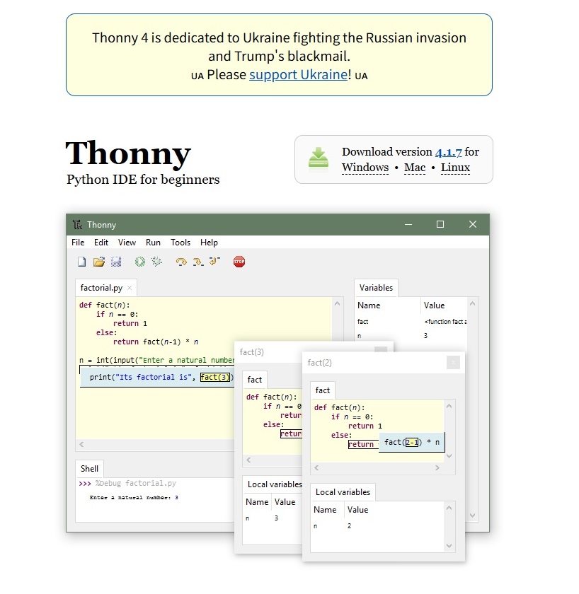 Thonny公式㏋