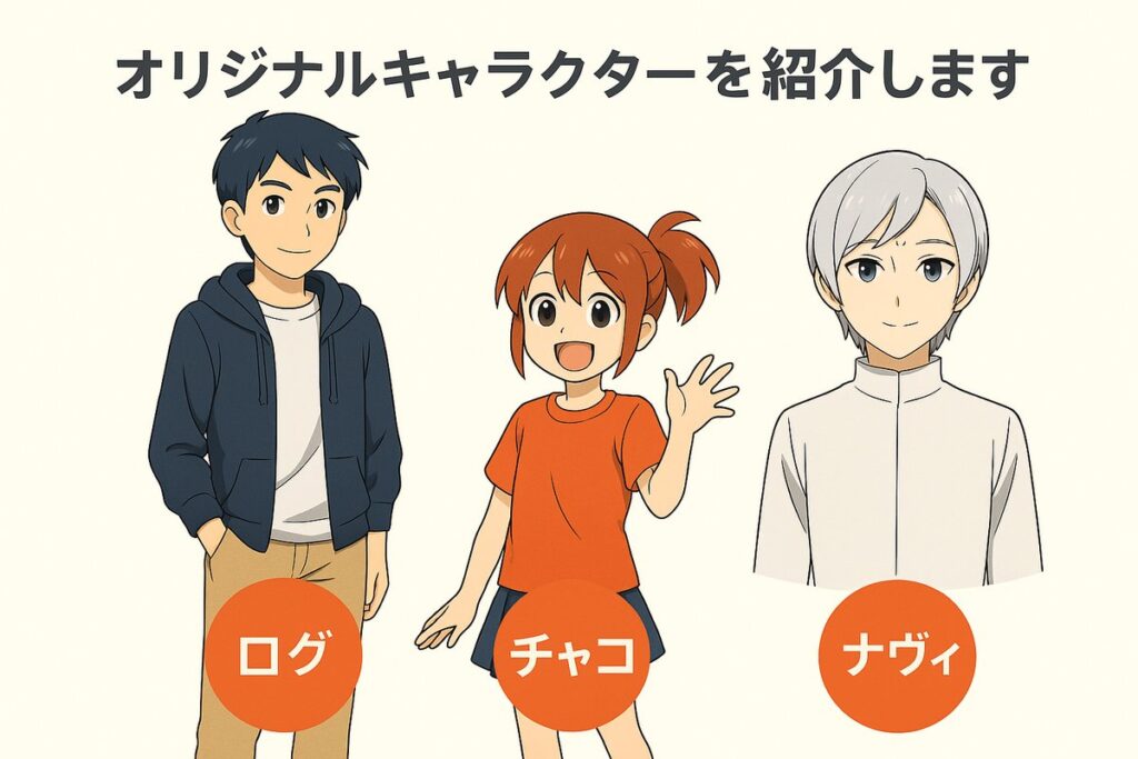 チャコ、ログ、ナヴィ